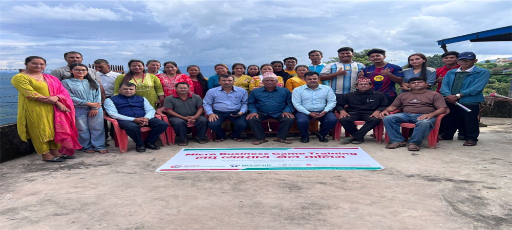 सम्भाव्य उद्यमीलाई तीनदिने लघु व्यवसाय खेल तालिम सञ्चालन